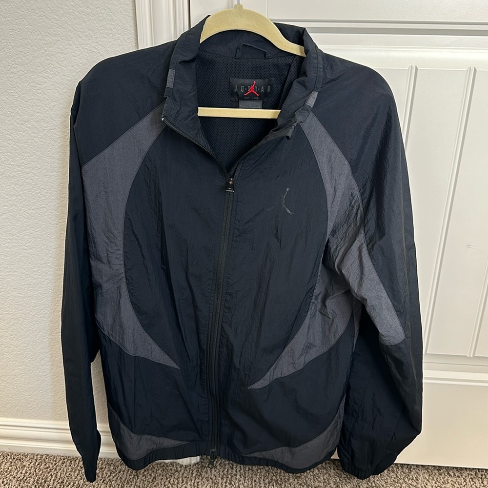 Jordan Black & Gray Sport Jam Jacket - Size Medium